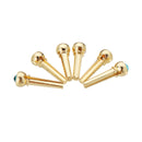 Copper Abalone Guitar Bridge Bone Pins Set Guitar Parts For Acoustic Guitar