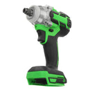 520N.M Torque Brushless Impact Wrench Screwdriver Cordless Rechargable Electric Wrench Driver Tool Stepless Speed Change Switch Adapted to 18V Makita battery