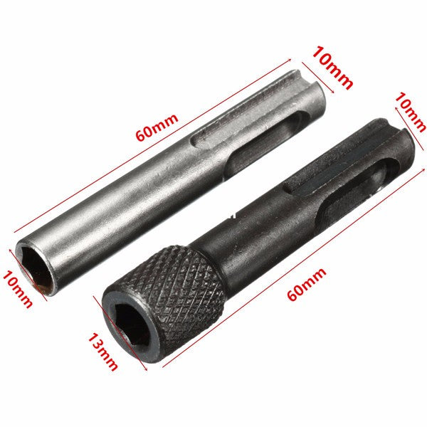 2pcs SDS To 1/4 Inch Hex Shank Drill Bit Adaptor Magnetic Socket Driver Conversion Tool
