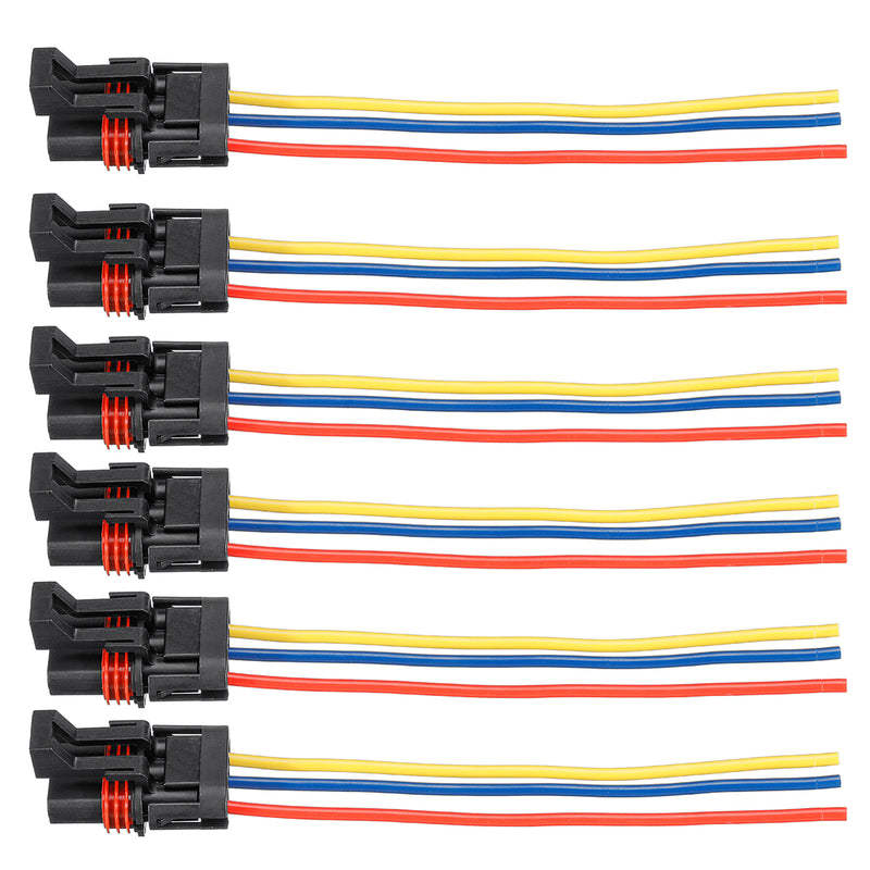 6Pcs Pulse Power Supply Plug Connector Pigtail For Polaris Ranger XP1000 & RS1 2018 2019