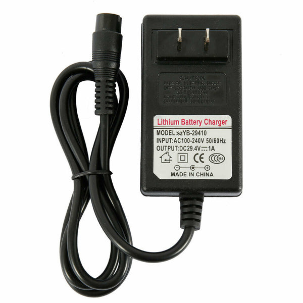 24V Battery Charger for Razor E100 E125 E150 Electric Scooter 3.3 FT Power Cord