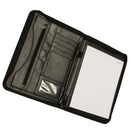 Document File Folder PU Leather Zipped Ring Binder Conference Bag Business Briefcase Office School Supply