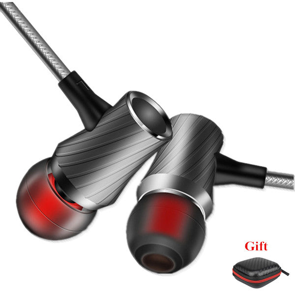 FONGE D03 3.5mm In-ear Heavy Bass Wired Control Earphone Headphone