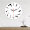 Emoyo ECY030 Creative Haircut Pattern Wall Clock 3D Wall Clock For Home Office Decorations B