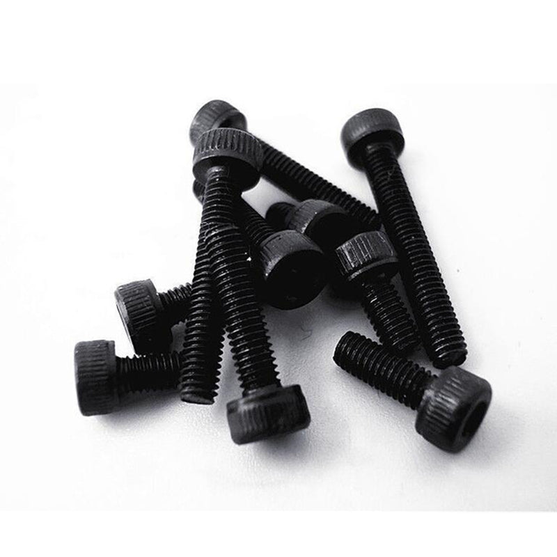 Suleve MXCH2 240Pcs M2/M2.5/M3 Hex Socket Head Cap Screws Carbon Steel Assortment Kit