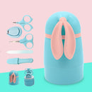 Baby Bunny Manicure Care Set Child Nail Clipper Set Baby Care Nail Scissors 5 Piece Set