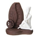 Ceramic Waterfall Backflow Smoke Incense Burner Censer Holder Decorations 10 Cones