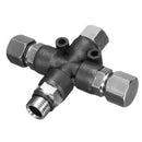 3 Way 1/8 Inch Airbrush Air Hose Manifold Adaptor Splitter Tattoo Spray Connector