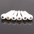 Cattle Bone Guitar Parts Endpin with Abalone Dot Bridge End Pin for Acoustic Guitar