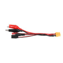 RC Charging Cable Set XT60 Plug to 4mm Banana Plug Cable Crocodile Clip DC Wire for IMAX B6 B6AC Charger