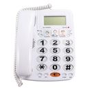 KX-2035CID 2-line Corded Telephone with Speakerphone Speed Dial Corded Phone Incoming Call Display with Caller ID for Home Office