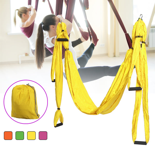 250cm Widened EVA Handle Air  Fitness Yoga Hammock Yoga Studio Quality Swing Yoga Hammock