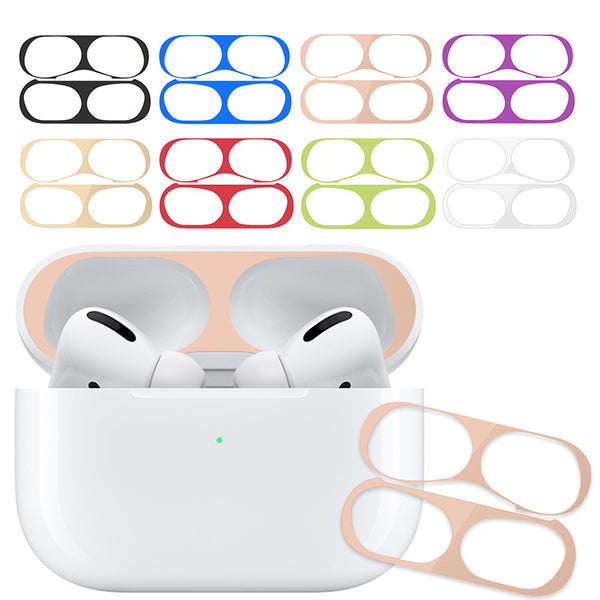 Bakeey Ultra Thin Dust-proof Earphone Storage Case Metal Protective Film Sticker Dust Guard for Apple Airpods 3rd Generation