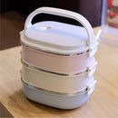 3 Tiers Stainless Steel Lunch Box Portable Bento Insulated Thermal Food Container
