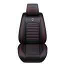 Universal Full Car Front Seat Mat Covers PU Leather Breathable Cushion Pad Set