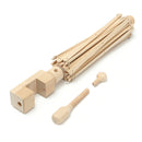 Knitting Umbrella 24" Wooden Swift Yarn Winder Holder for Hanks Skeins Wool