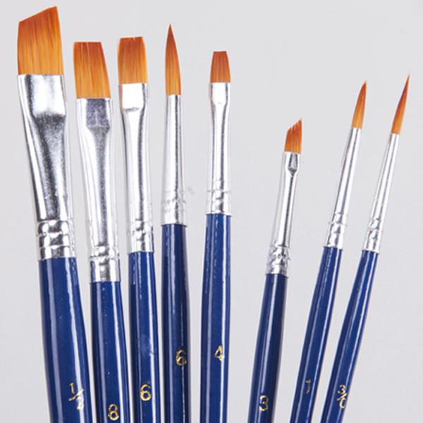 Zhuting 2502 25 Pcs Wooden Practical Nylon Writing Brush Suit