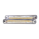 36 LED Dual Color Car Daytime Running Lights DRL Lamps Universal White+Amber