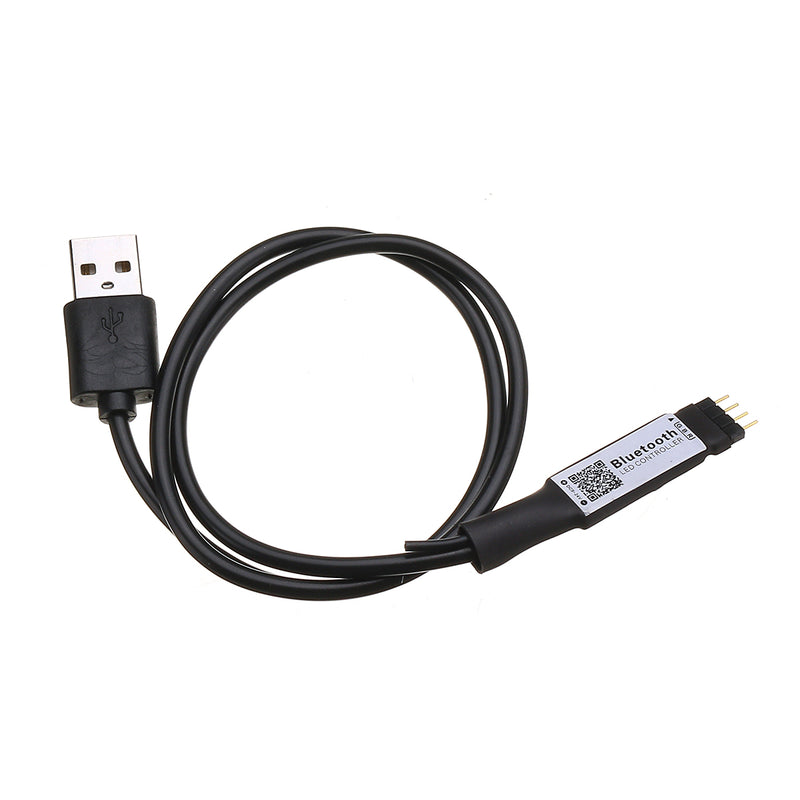 LUSTREON Max 30W Mini USB Power Supply bluetooth APP Smart RGB LED Strip Light Controller DC5V