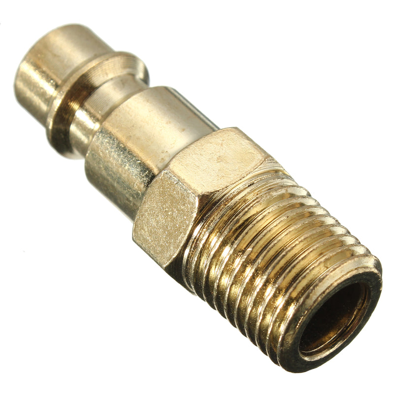 1/4 Inch Air Line Hose Coupler Fittings  Male End Quick Connector  Euro Male Threaded