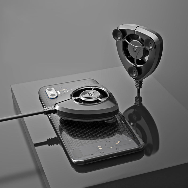 Bakeey Smart Phone Radiator Cooling Fan Heat Dissipation Game Controller Phone Bracket For iPhone Samsung Huawei Xiaomi