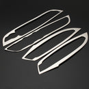 4Pcs Car Interior Door Armrest Handle Cover Trim Stainless Steel For Ford Focus 3 2012-2018