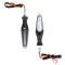4Pcs Universal 10LED 12V 1W Motorcycle Turn Signal Lights Indicator Amber Blue
