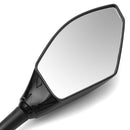 Universal Turn Signal Motorcycle Mirrors With LED Indicator Motorbike Black Look