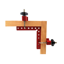 Drillpro Woodworking Aluminum Alloy 100-140mm Adjustable Precision Clamping Square Set with Scale Machinist Square Positioning Right Angle Clamping Measure