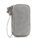 Boona 19cm*11cm Digital Accessories Storage Bag Double Layer 20000mAh Power Bank U Disk Memory Card USB Cable Organizer Travel Bag