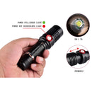 XANES 1302  T6 1500Lumens Stepless Dimming USB Rechargeable LED Flashlight