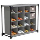 DIY Interlocking 4 Layers 16 Compartment Shoe Organiser Storage Cube Racks