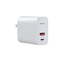 Baseus BS-CH905 30W 5A QC3.0 PD3.0 Dual Output Foldable Type-C Speedy PPS Quick Charge USB Universal Charger for Samsung S10+ HUAWEI P30Pro Xiaomi Redmi