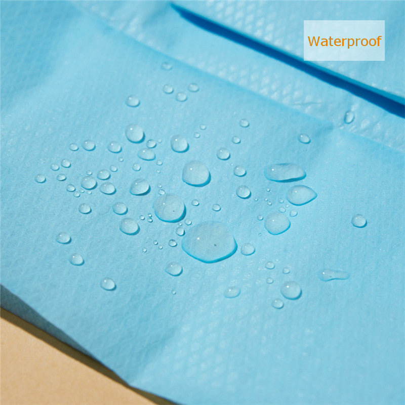 Mrosaa 10PCS Disposable Toilet Seat Covers Mats Portable Waterproof Safety Toilet Seat Pads