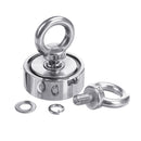 80KG Dual Side Neodymium Recovery Magnet Fishing Magnet Detecting Lifting Salvage Tool