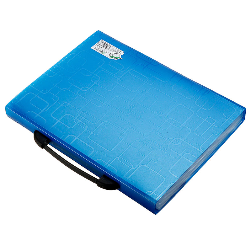 Kang Bai Feng F8879 A4 File Folder Organ Bag Multilayer File Bag Multi-functional Business Conference Document Holder Desktop Paper File Organizer