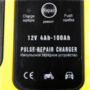 FOXSUR 12V 5A Pulse Repair LCD Battery Charger For Car Motorcycle Agm Gel Wet Lead Acid Battery