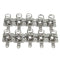 10 Pairs Silver Tone Metal Battery Spring Plate Set for AA AAA Batteries