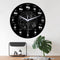 Emoyo ECY025 Chemical Element Table Wall Clock 3D Wall Clock For Home Office Decorations A