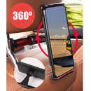 Universal Car Seat Back Rear Headrest Tablet Phone Holder 360 Rotation for 4.7-12.9 Inch Smart Phone Tablet