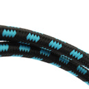 Zebra 3m Guitar Cable Cord for Guitar Mixer Amplifier Blue-Black
