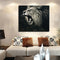 Unframed Lion Animal Painting Silk Cloth Poster Modern Art Picture Wall Sticker Home Decor