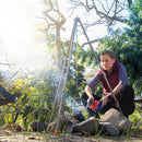 Naturehike NH19CJ004 Adjustable Hanging Pot Tripod Aluminum BBQ Cookware Bracket Stand Camping Picnic