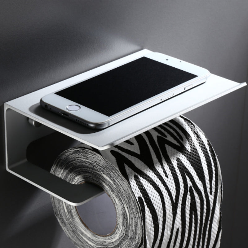 Wall Mounted Toilet Roll Tissue Paper Shelf Holder Bathroom Accessory