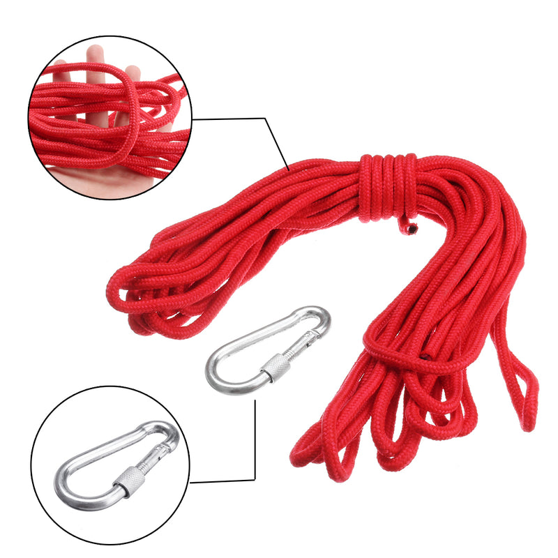 30M Rope with Hook For Neodymium Recovery Salvage Magnet  Fishing Base Deep Sea