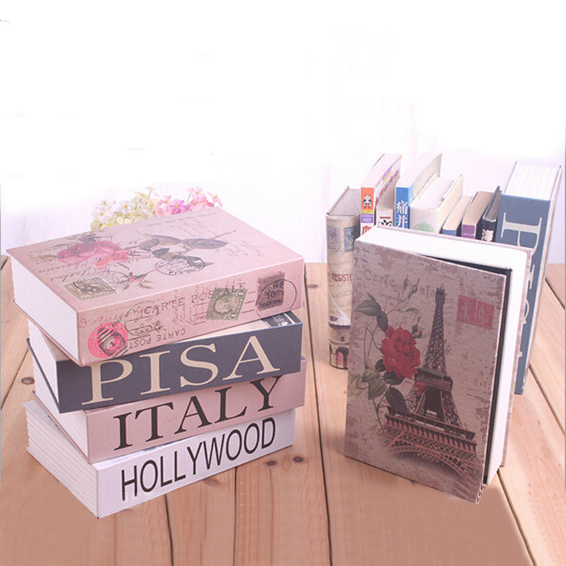 Children Kids Cash Money Bank Jewelry Storage Case Simulation Dictionary Pattern Security Safe Box