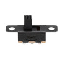 50Pcs Vertical Black Mini Miniature On/On 3 Pins Terminals Slide Switch