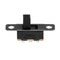 50Pcs Vertical Black Mini Miniature On/On 3 Pins Terminals Slide Switch