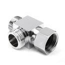 3 Way G 1/2'' Brass Shower Diverter Valve Angle Valve T-adapter Bathroom