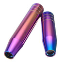Neo Chrome Car Gear Shift Knob Shifter Lever Aluminum Auto Manual Universal